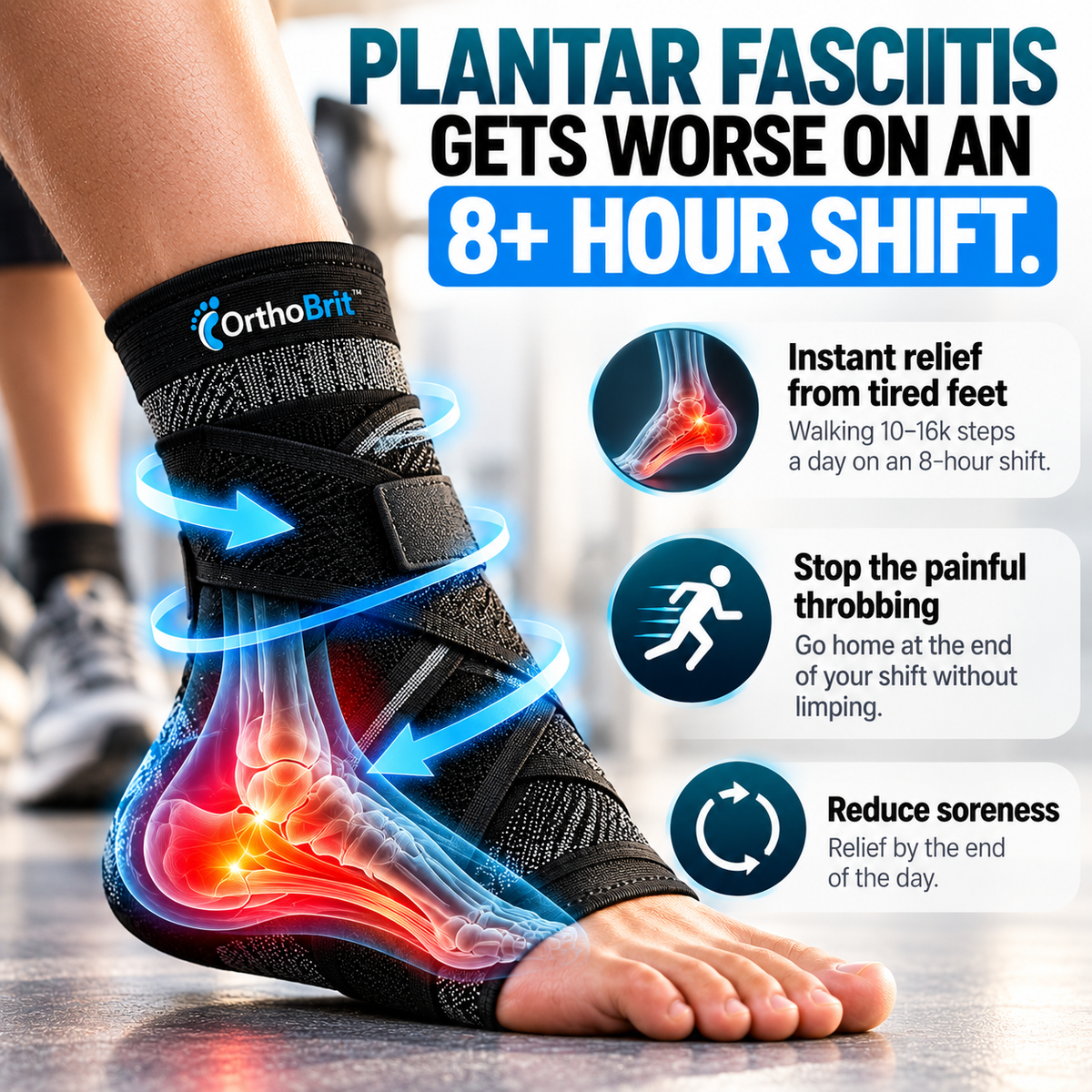 OrthoBrit™ FlexiSupport Foot Sleeve